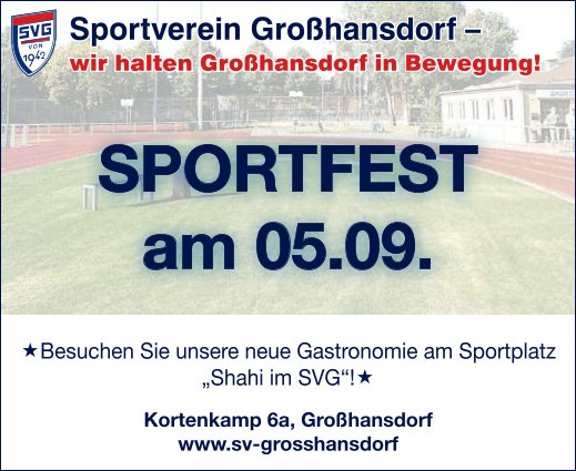 Plakat Sportfest